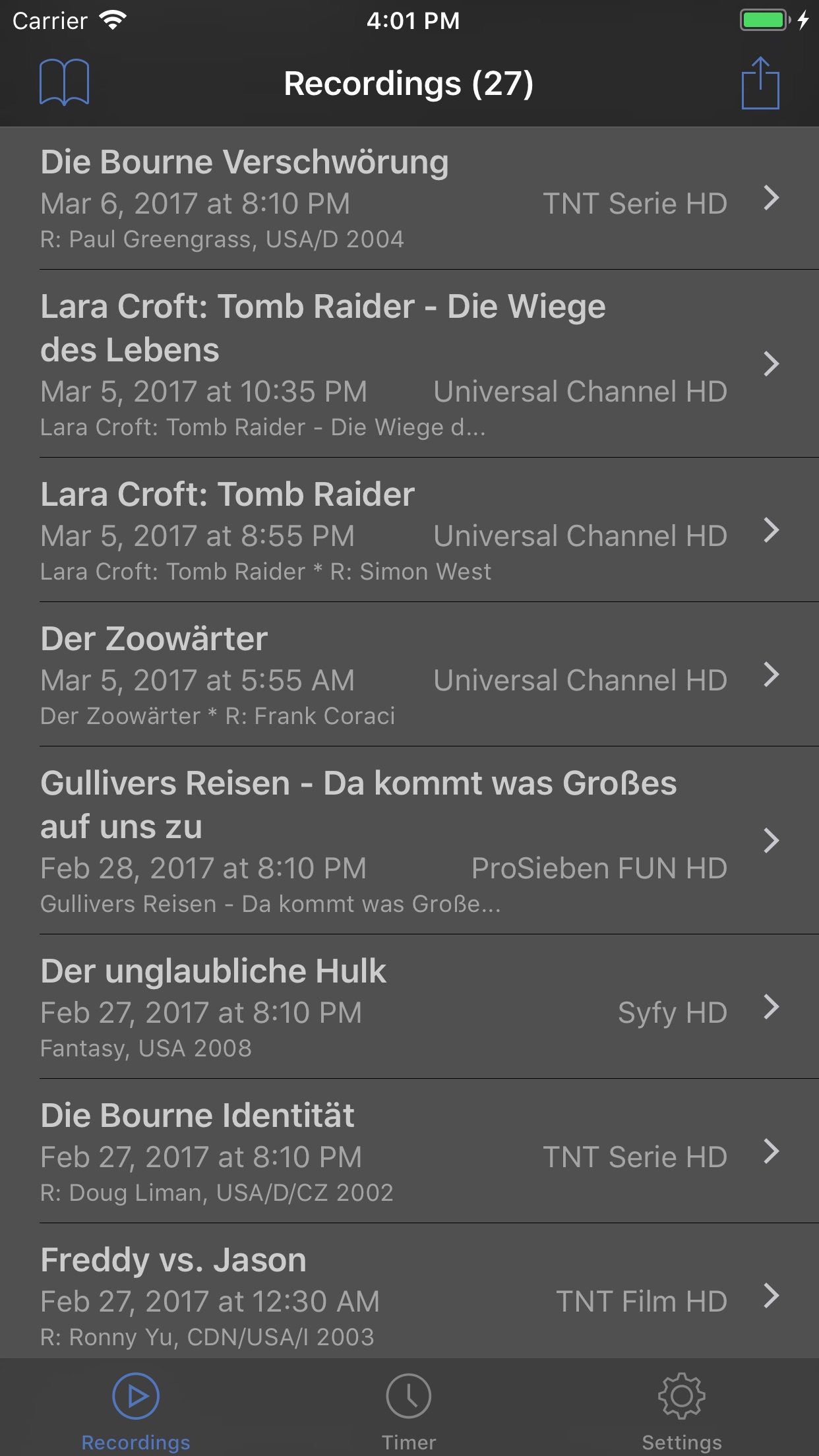 ControlIt Recordings